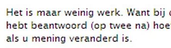 peil.nl, uitnodging 31 juli