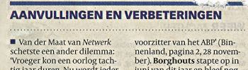 volkskrant, 3 december