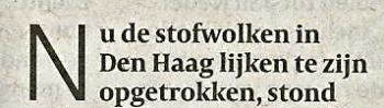 volkskrant, 15 januari