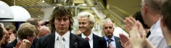 geert wilders spreekt in almere