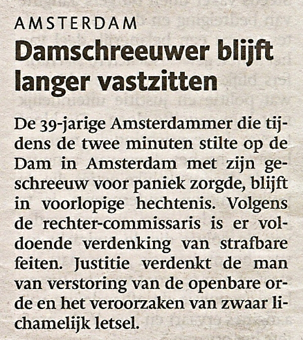 volkskrant, 8 mei