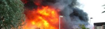 brand bij klep